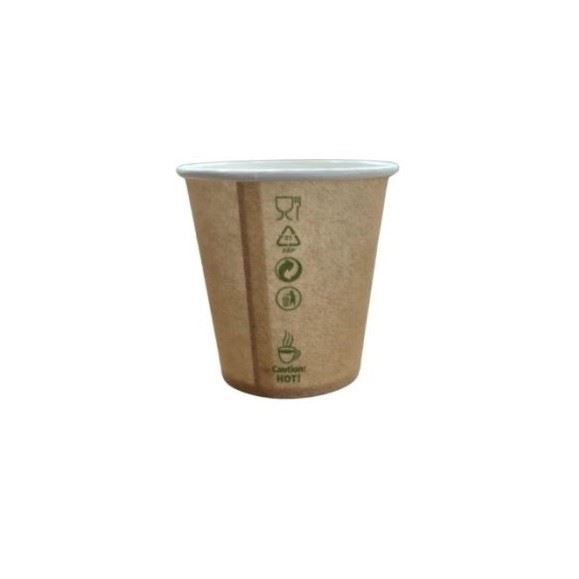 Kubek papierowy 100ml kraft 50szt