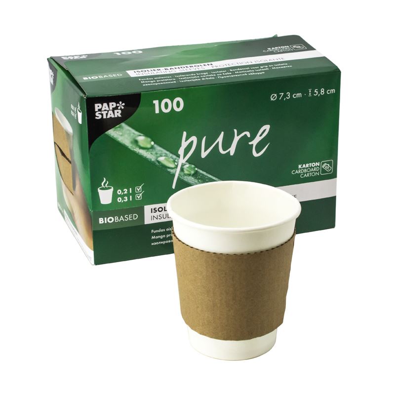 Tekturowa opaska na kubki 200-300ml 100szt