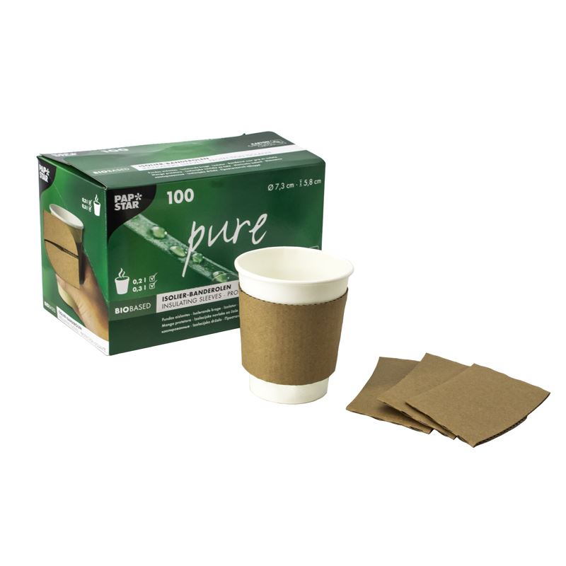 Tekturowa opaska na kubki 200-300ml 100szt