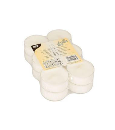 Podgrzewacze białe 57,5 mm MAXI 8h 12szt