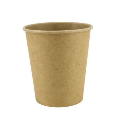 Kubek papierowy 250ml 80mm brązowy kraft 100szt