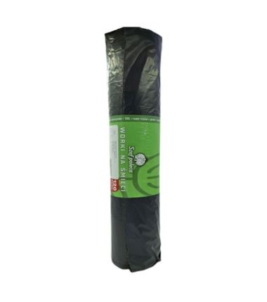 Worki na śmieci 120l LDPE czarne Szef Poleca 25szt