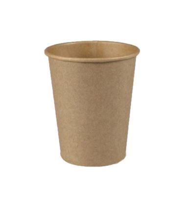Kubek papierowy 400ml 90mm brązowy kraft 50szt