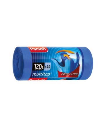 Worki na śmieci Multitop Easy Close 120L Paclan 15szt