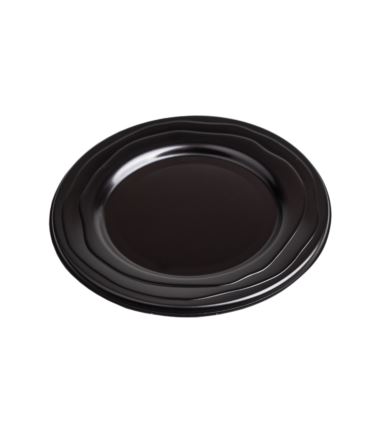 Talerz wielorazowy czarny 18cm 20szt Guillin