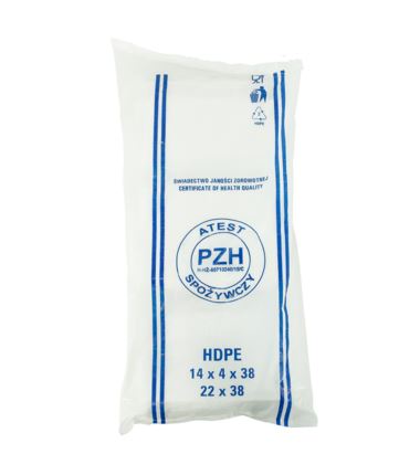 Woreczki HDPE 14x38 10my