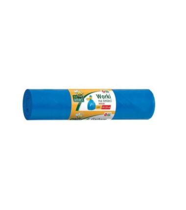 Worki na ś mieci LDPE 120l niebieski Bee Smart 25szt