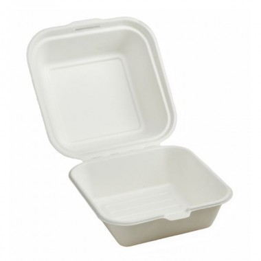 Menubox pojemnik burger z trzciny cukrowej 152x152x75 50szt