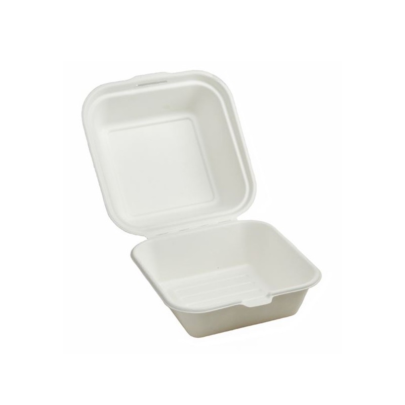 Pojemnik menu box z trzciny a'50 hamburger mały Love Nature