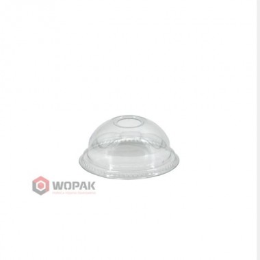 Kubki i Wieczka przykr. PET 95mm transp. a'100 wypukła E400209